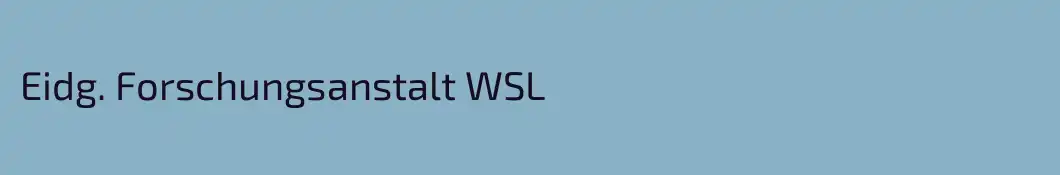 Eidg. Forschungsanstalt WSL
